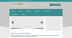 Desktop Screenshot of melrosemedspa.com